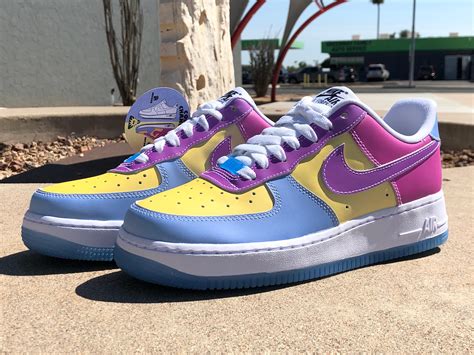 color changing air force 1s.